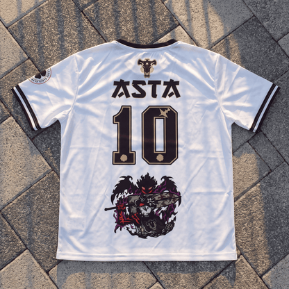Camiseta Anime Fútbol · White & Black